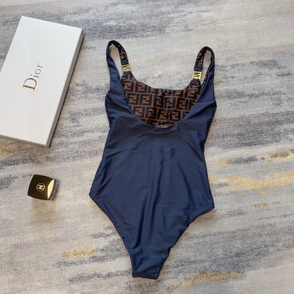 The Azure Rib One-Piece - reversible